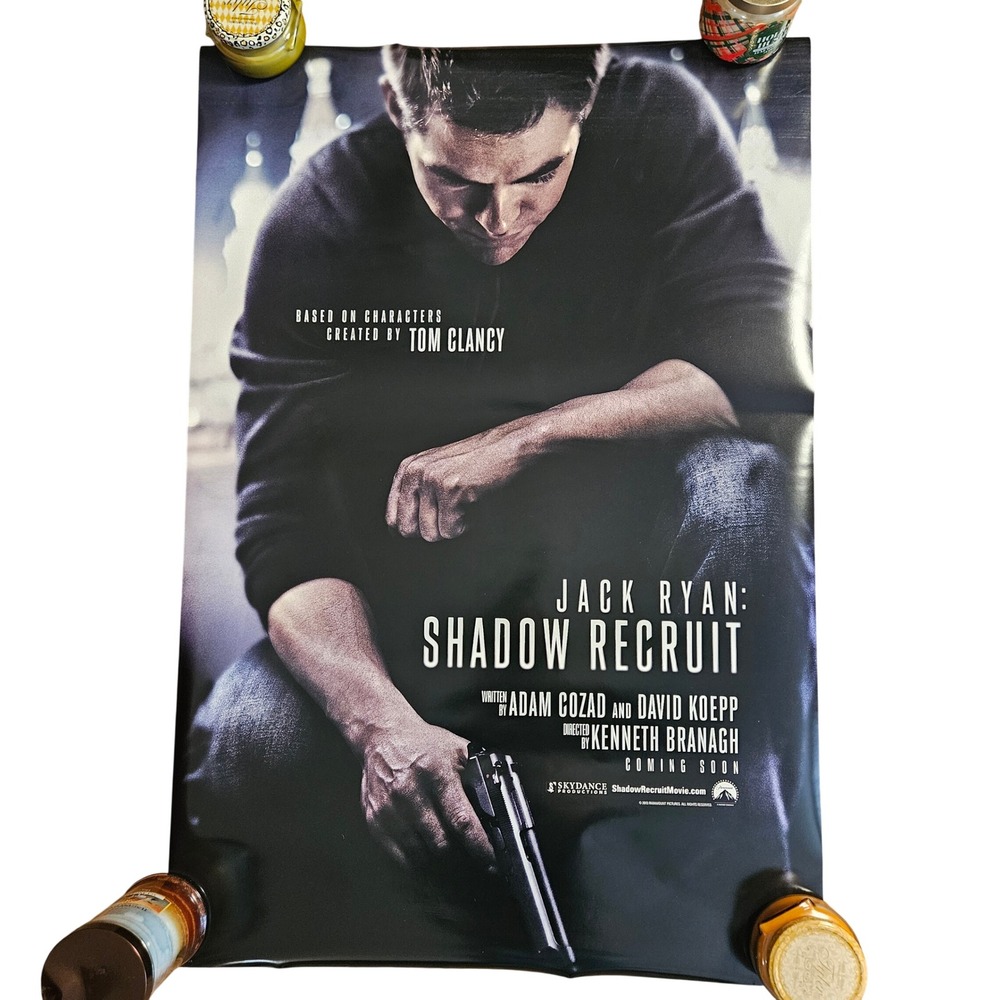 Jack Ryan Shadow Recruit 2014 Original Advance Movie Poster 27x40 Chris Pine D/S